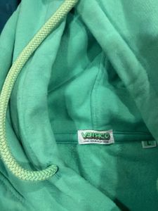 Light Green Graphic Hoodie