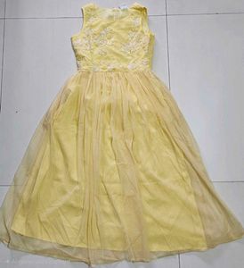 Gear up 4 Diwali : super trendy Yellow Frock