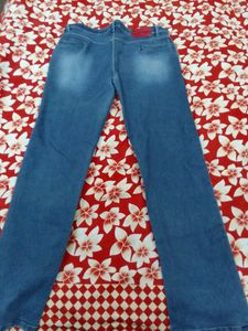 Navy Blue Ripped Men's Jeans