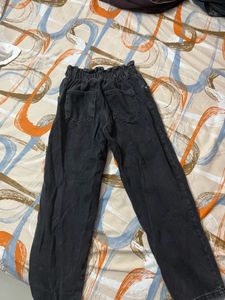 Stylish Dark Wash Wide Leg Jeans