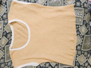 Stylish Ribbed Knit Top