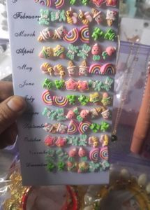 Cute Cartoon Stud Earrings Set