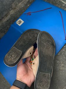 one time worn only /Embellished Flat Sandals