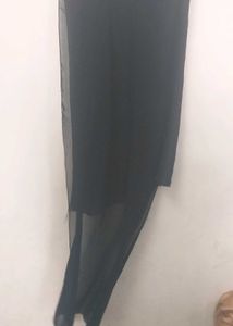 abaya with black stole