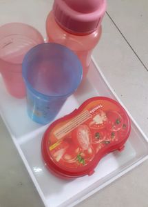 Water Bottles & Snacks Box