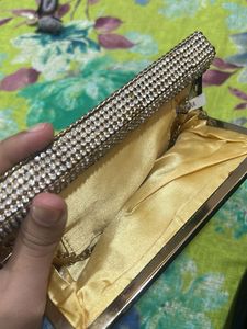 Sparkling Rhinestone Clutch Bag