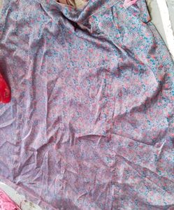 satin lehenga suit