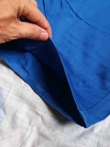 Men's Blue Cargo Shorts