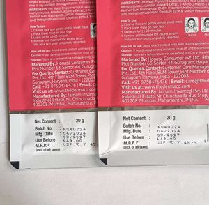 2 The Derma Co 1% Salicylic Acid Sheet Mask