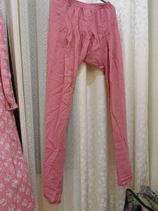Pink Floral Kurta Set