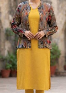​Stylish Multi-color Ethnic Kurti Jacket / Shrug