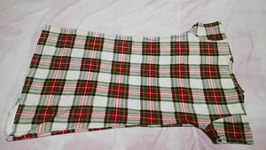 Tartan Print Mini Dress