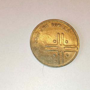 2 Rupee Cross Coin For Sale