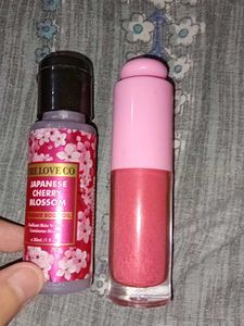 Japanese Cherry Blossom Shimmer Body
