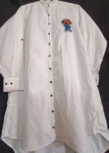 White Korean Kurta