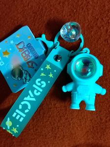Sparkling Astronaut Key Chains