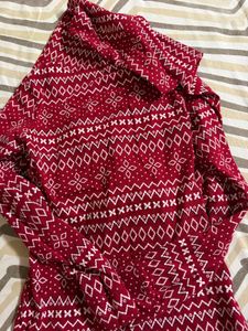 Cozy Red Christmas Pajamas Set