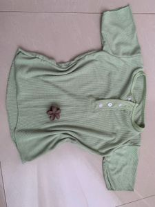 combo Cute Pink Square Neck Top