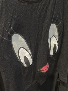 Cute Black Graphic Tank Top
