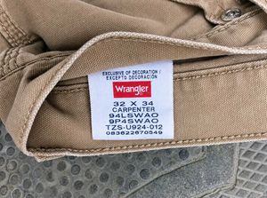 Wrangler Tan Carpenter pant