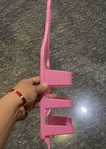Pink 3-Tier Bathroom Organizer