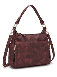 Stylish Burgundy Shoulder Bag