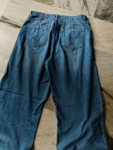 Light Wash Wide Leg Jeans