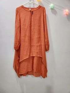 Beautiful Indo Western Kurti Get Free Pink Top