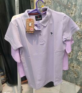 USPA Lavender Polo T-Shirt