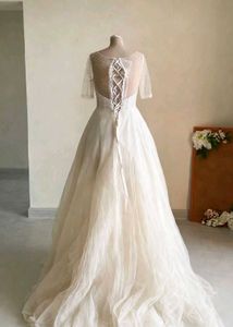 Elegant White Bridal Gown
