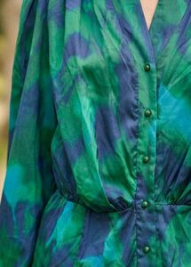 Vibrant Tie-Dye Blouse