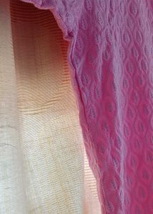 Women's Pink Chikan Embroidery Kurta