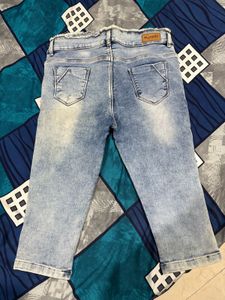 Denim Capri Pants