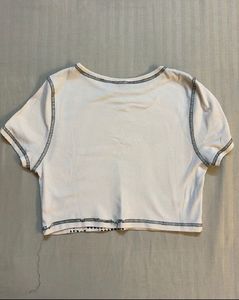Graphic Print Cropped T-Shirt