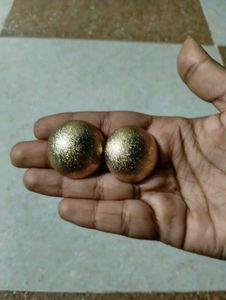 Golden Ball Earrings