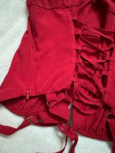 Stunning Red Bustier Mini Dress/Top