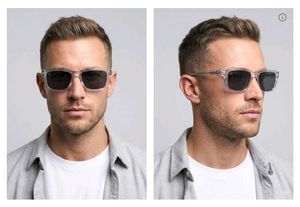 Trendy Transparent Full Rim Sunglass, unisex