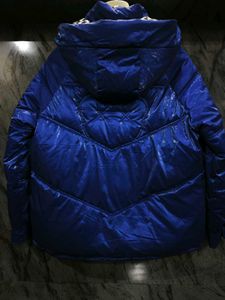 Shiny Blue Puffer Jacket