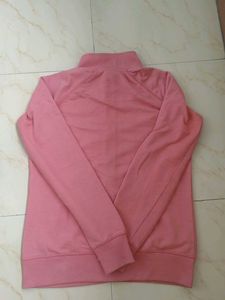 Pink Zip-Up Track Jacket