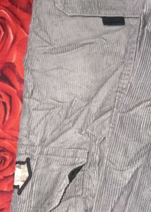 Men's Grey Cargo Pants