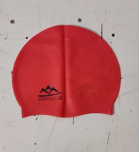 SHIVALLIK Red Swim Cap