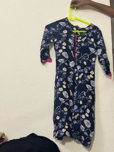 Floral Print Kurta