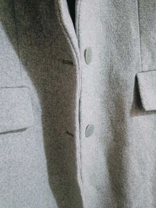 Elegant Grey Trench Coat