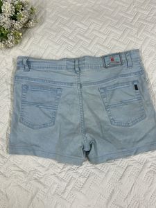Light Wash Denim Shorts