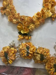 Floral Jewelry Set For Haldi