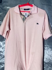 Burberry Pink Polo Shirt