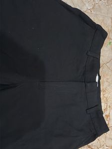 Black Wide-Leg Trousers
