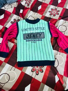 Cute Baby Sweater and Pants Set