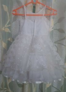 Cute White Flower Girl Dress