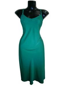 Elegant Green Night Maxi Dress Summer Wear